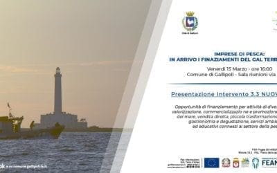 Presentazione Intervento 3.3 Nuove Rotte a Gallipoli