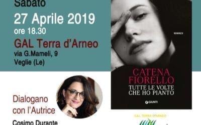Presentazione del libro  di Catena Fiorello “Tutte le volte che ho pianto”