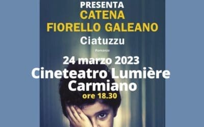 Catena Fiorello Galeano ancora in Terra d’Arneo con il suo ultimo romanzo di “Ciatuzzu”