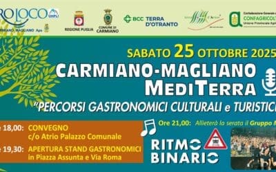 Presentato il programma di “MediTerra” a Carmiano: percorsi gastronomici, culturali e turistici